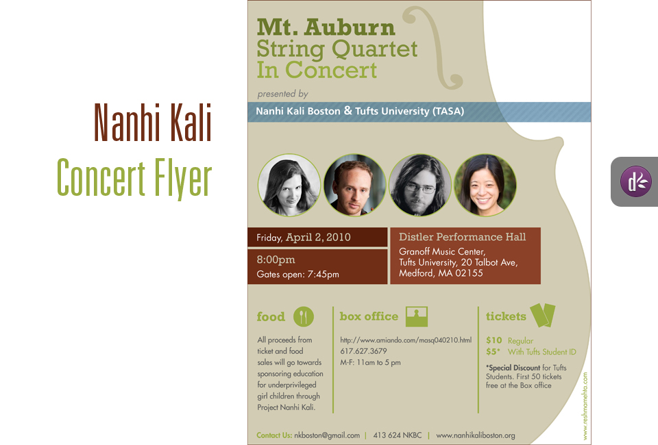 Nanhi Kali Concert Flyer